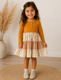 Patchwork Floral Dress
