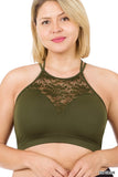 LACE CUTOUT BRALETTE