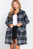 PLAID JACKET