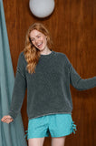 Raw Edge Sweater