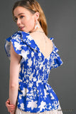 Ruffle Smocked Top
