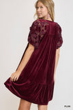 VELVET/LACE DRESS