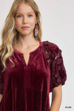 VELVET/LACE DRESS