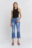Mica High Rise Crop Flare
