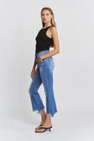 Mica High Rise Crop Flare