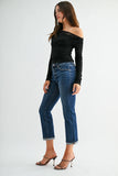 Mica Mid Rise Staight Leg