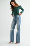 Mica High Rise Wide distressed