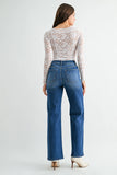 High-rise Wide Leg