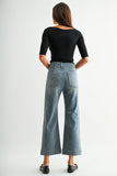 Mica High-rise Wide-leg Cropped Embellished