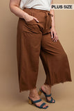 Frayed Wide Pants