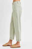 Risen High Rise Relaxed Barrel Cuffed Pants