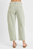 Risen High Rise Relaxed Barrel Cuffed Pants