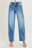 Risen High Rise Barrel Jeans