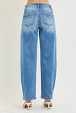 Risen High Rise Barrel Jeans