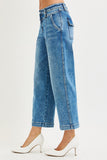 RISEN Slouchy Crop Flap Pocket Jeans