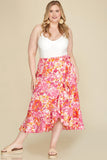 Wrap Midi Skirt