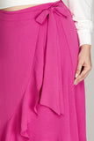 Wrap Midi Skirt