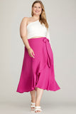 Wrap Midi Skirt