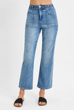 Risen High Rise Ankle Patch Pocket