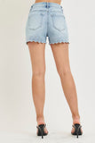 Risen Scallop Hem Shorts
