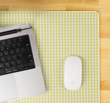 Green Gingham Deskpad