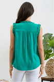 SLEEVELESS BLOUSE