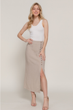 Linen Midi Skirt