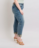 Judy Blue Mid-rise Vintage Wash Cuff