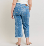 Judy Blue High Waist Ankle Wide