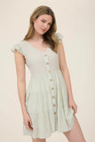 Tiered Mini Dress