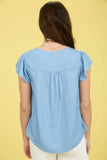 Chambray Top
