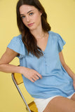 Chambray Top
