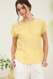 Lace Trim Blouse