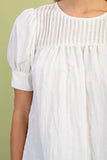 Crinkle Pleated Top