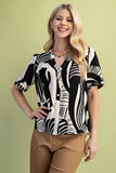 Abstract Blouse