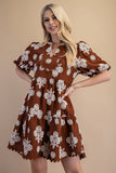 Tiered Mini Dress