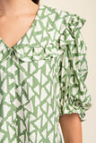 Collared Button Down Top