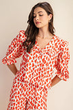 Collared Button Down Top