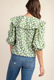 Collared Button Down Top