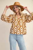 V-neck Blouse