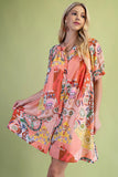 Gathered Mini Dress