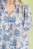 Floral Button Down Top