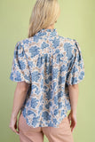 Floral Button Down Top