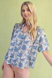 Floral Button Down Top
