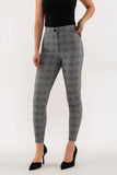 PLAID SKINNY PANTS