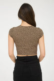 Leopard Knit Top