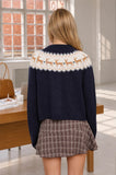 Fair Isle Knit Cardigan