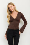 Lace Trim Top