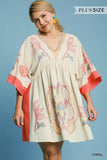 Bohemian Embroidered Dress