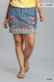 EMBROIDERED SKIRT